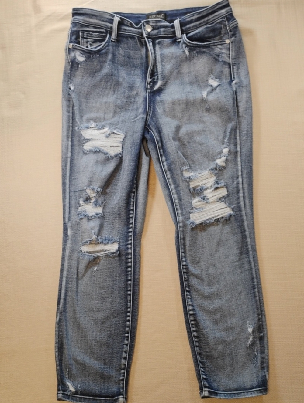 Women's Size 13/31 Judy Blue Light Blue Boyfriend Fit